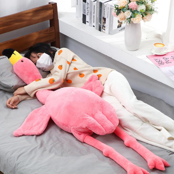 Giant Flamingo Cuddly Pillow™