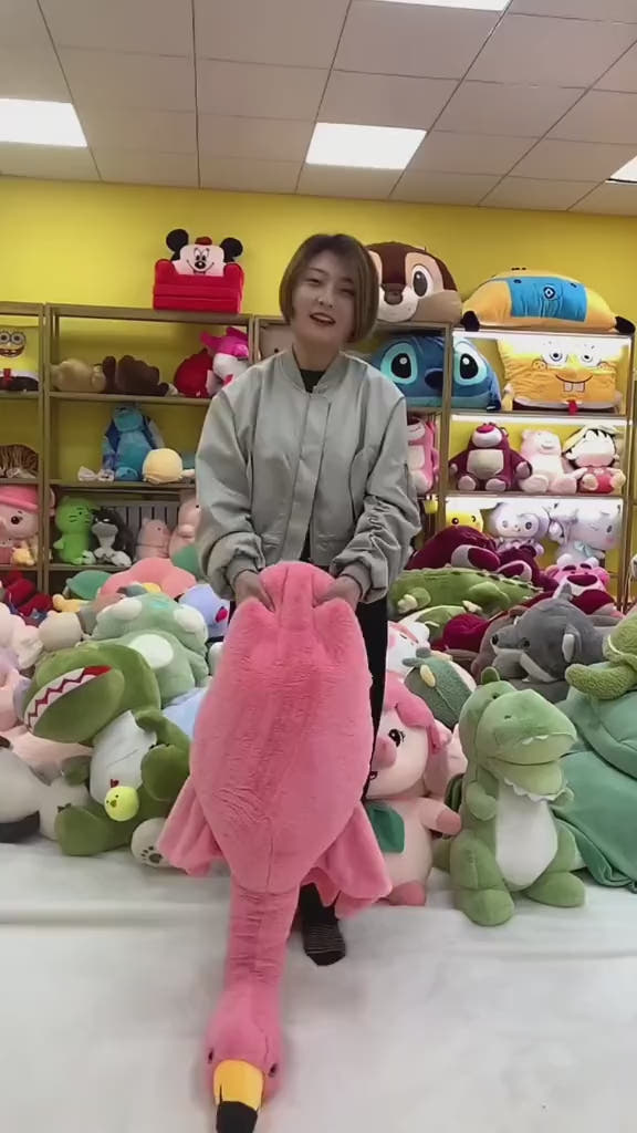 Giant Flamingo Cuddly Pillow™