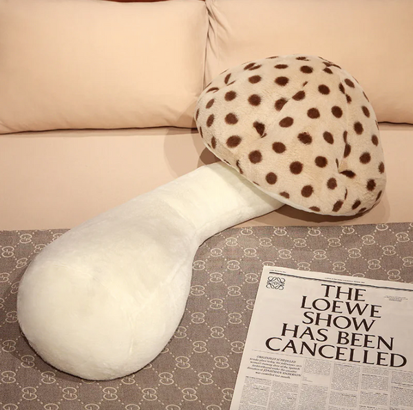 Luxe Mushroom Plush Pillow ππ