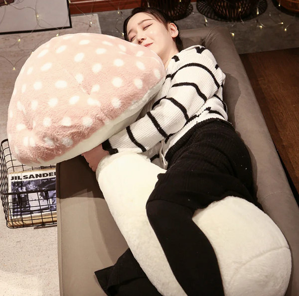 Luxe Mushroom Plush Pillow ππ