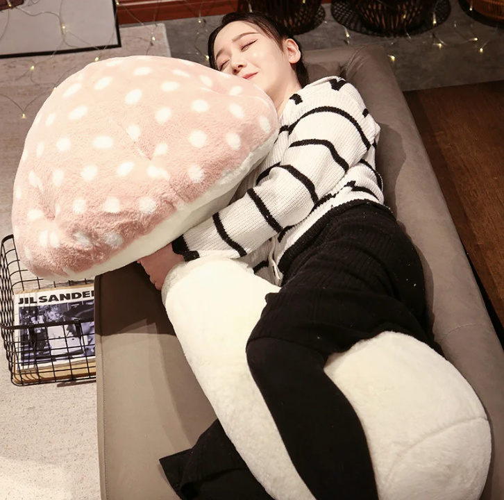 Luxe Mushroom Plush Pillow ππ