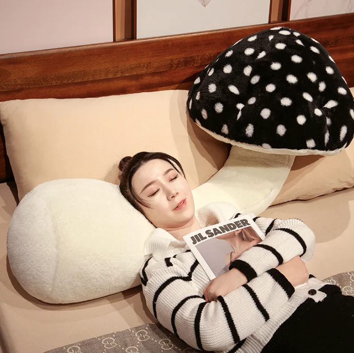 Luxe Mushroom Plush Pillow ππ