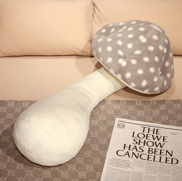 Luxe Mushroom Plush Pillow ππ