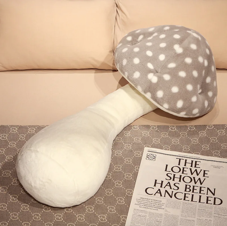 Luxe Mushroom Plush Pillow ππ