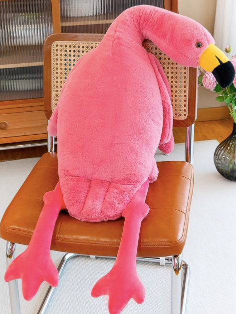 Large Flamingo body pillow