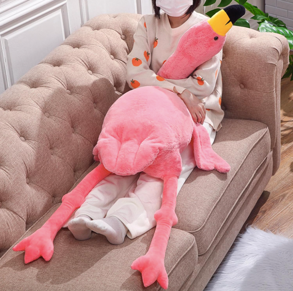 Large Flamingo body pillow