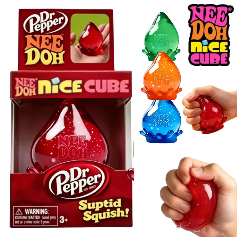 Schylling Nee Doh Maltose Drop Shaped Pinch Toy Soft Sensory Fidget Toy Stress Relief Blind Box Gift