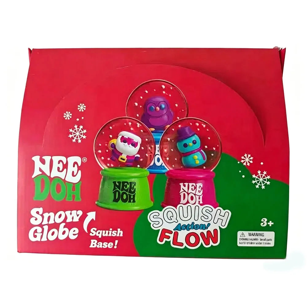 Schylling NeeDoh New Squish Flow Snow Globe Crunch Crunch Stress Relief Toy Squeeze Toy Nice Cube Sensory Toy for Adults Gifts