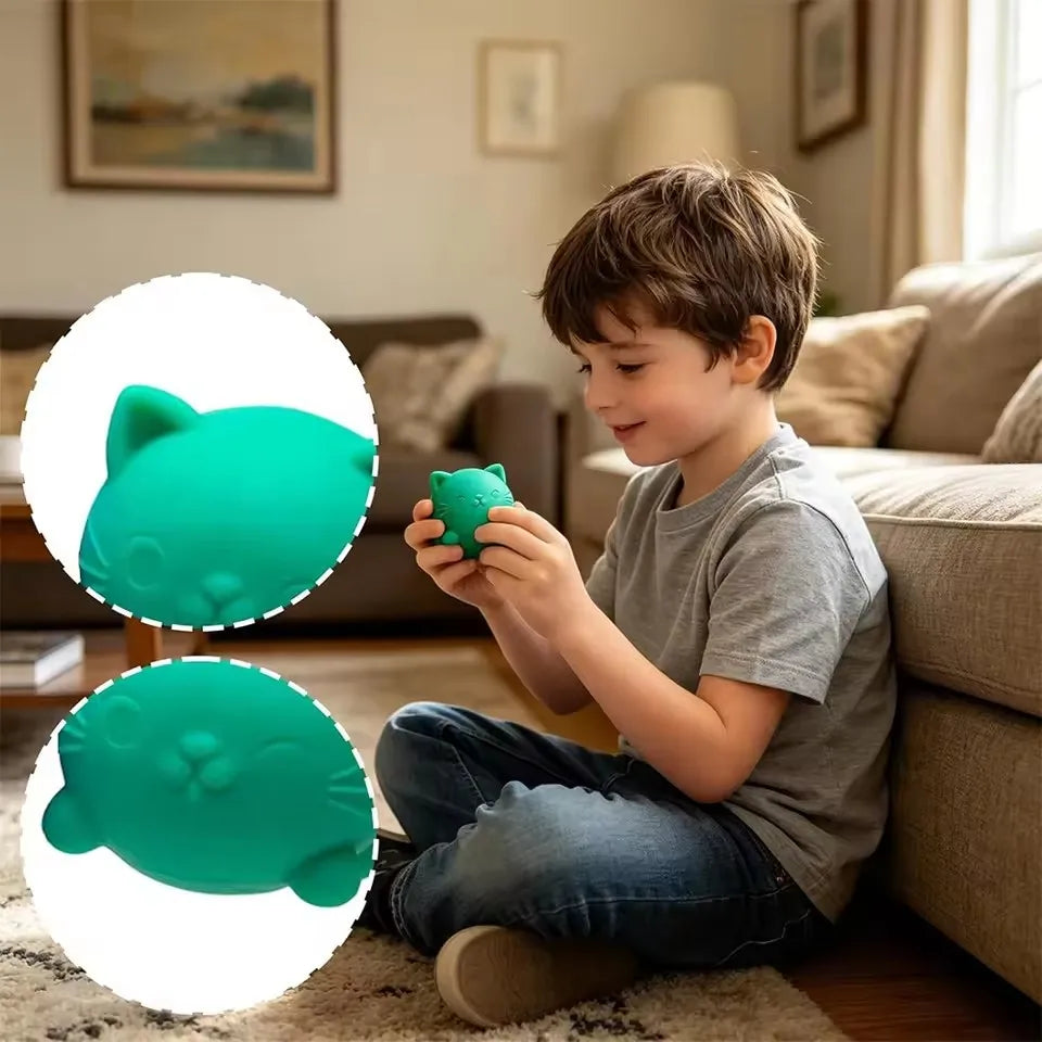 Needoh Mini 4 Pack Series Nice Cube Sensory Toys Stress Pinching Relieving Puzzle Solving Blind Box Gift