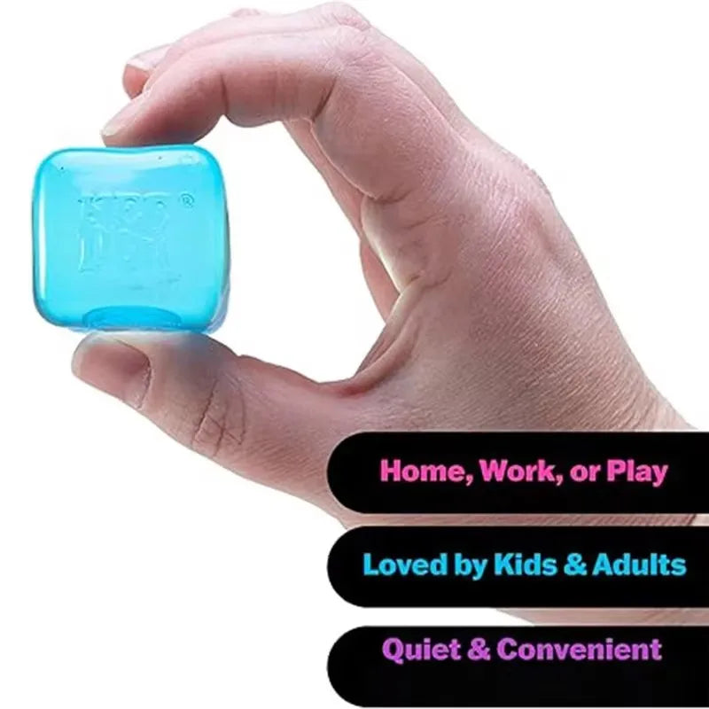 Needoh Mini 4 Pack Series Nice Cube Sensory Toys Stress Pinching Relieving Puzzle Solving Blind Box Gift