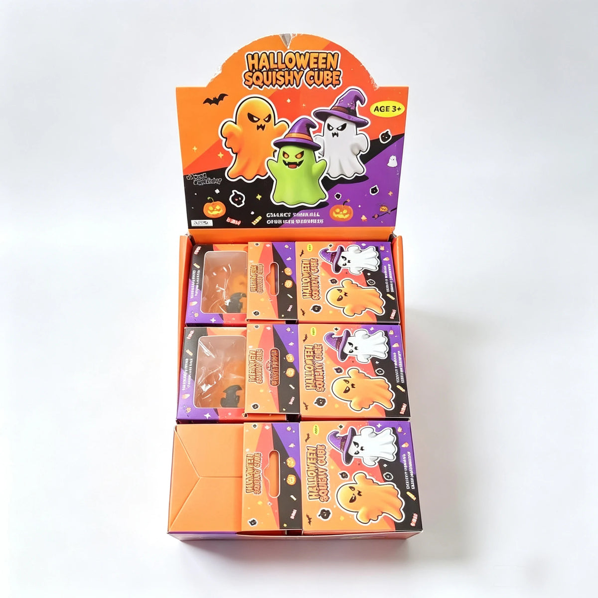 2027 Needoh Baby Boos Halloween Strss Ball Fidget Sensory Toys Press Squeeze Stress Relief Anxiety Squishy Toys for Adults Gifts