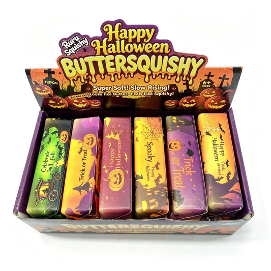 Hot New Ruru Squishy Halloween Butter Stick Slow Rising Stress Relief Sensory Fidget Toy For Adults Party Decoration Gift