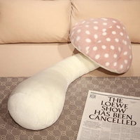 Luxe Mushroom Plush Pillow 🍄🌟